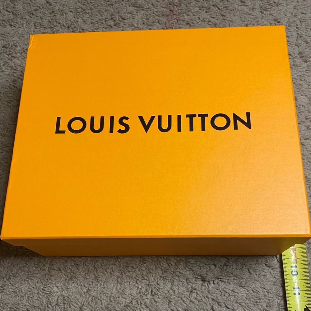 Louis Vuitton empty Box with wrapping paper inside, see pics for measurements